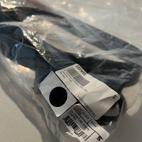 Black Jacquemus belt La Porte Carte - Picture 4 of 4